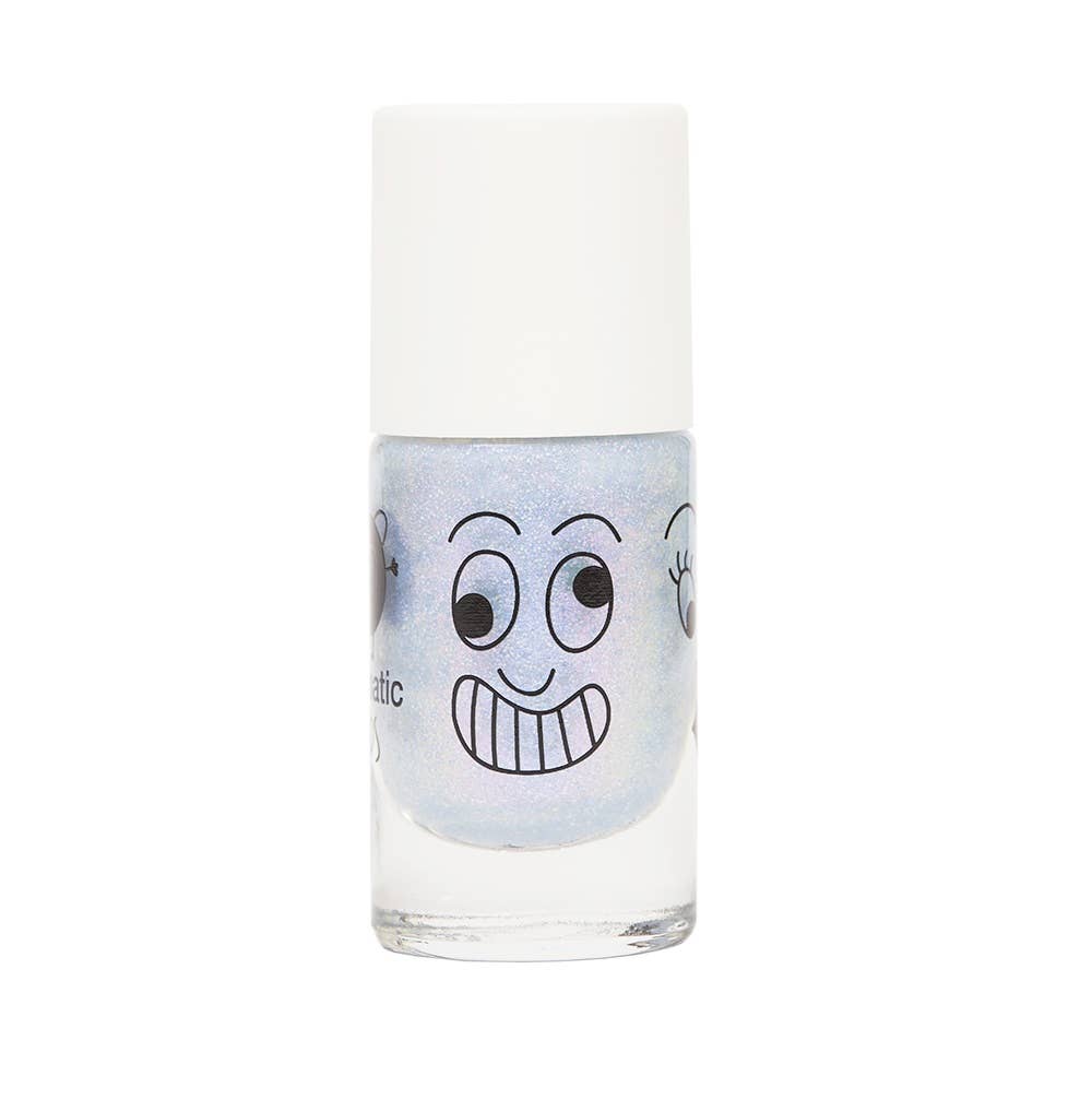 Nailmatic Kids Merlin Pearly Blue Water-Based Nail Polish