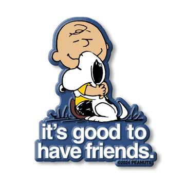 Peanuts® x Three Potato Four "Good Friends" Classic Magnet - Blue