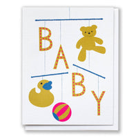 Baby Mobile Note Card