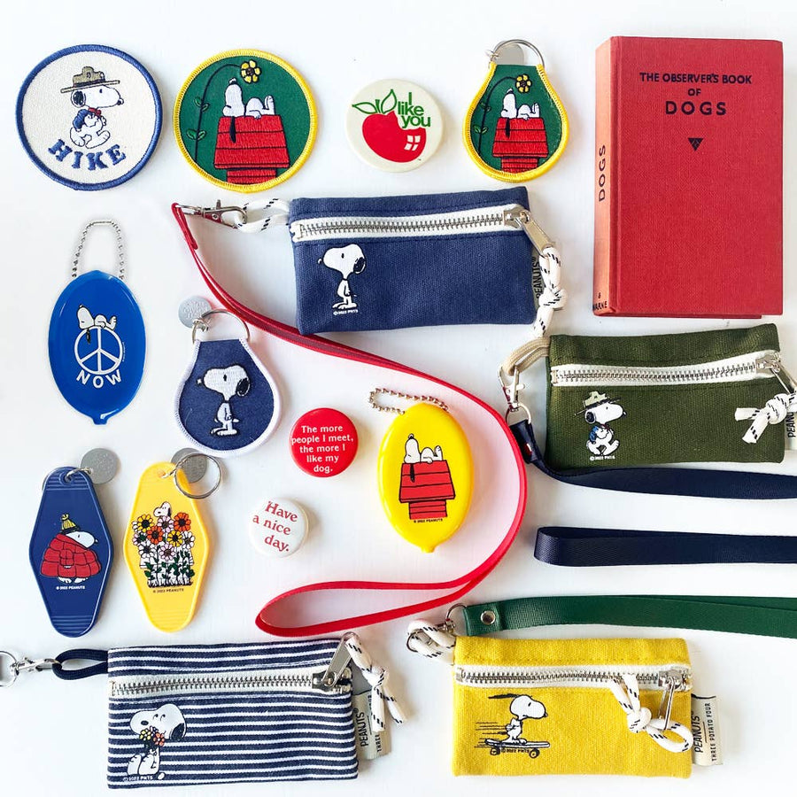 Peanuts® x Three Potato Four Snoopy Classic Lanyard Zip Wallet