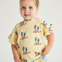 Baby Dancing Giants All Over Ruffle T-shirt