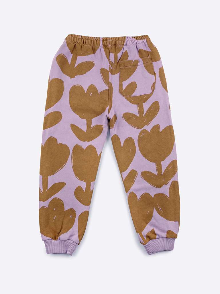 RETRO FLOWERS ALL OVER JOGGING PANTS