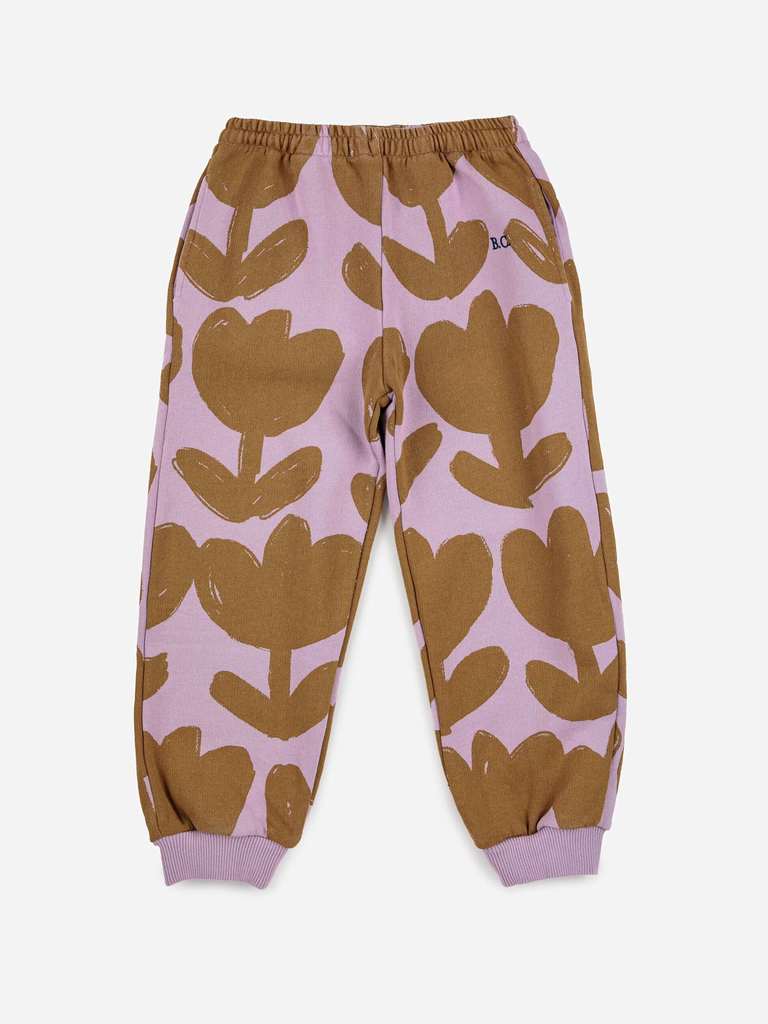 RETRO FLOWERS ALL OVER JOGGING PANTS