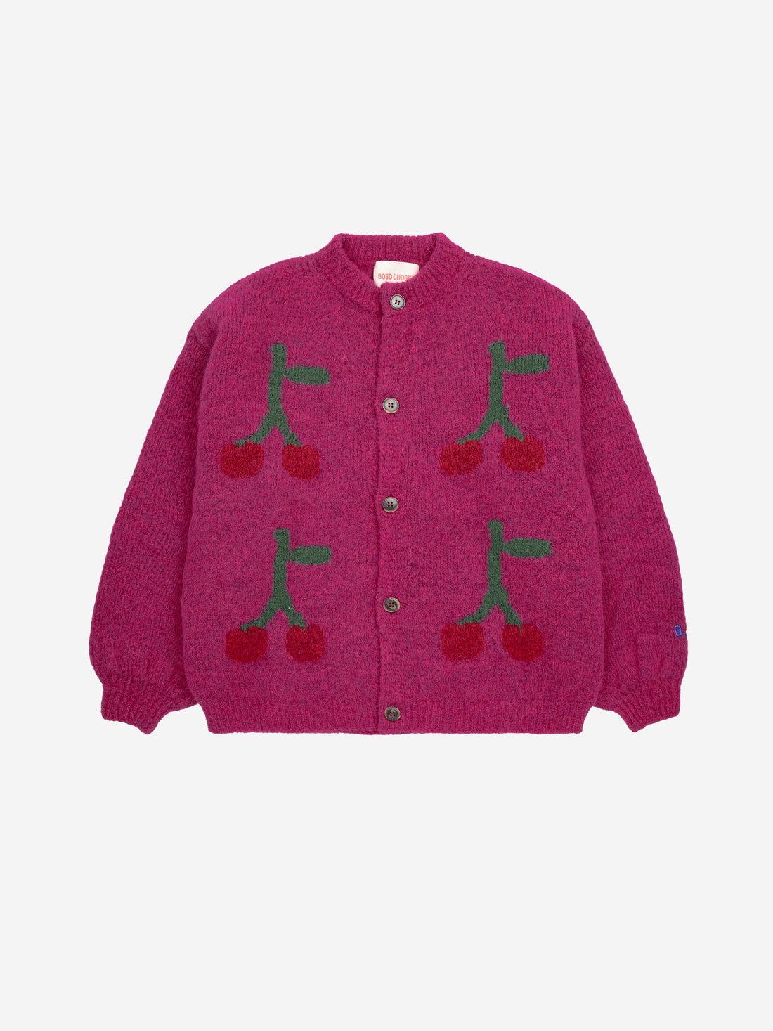 Bobo Cherry Intarsia Cardigan