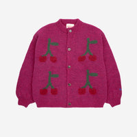 Bobo Cherry Intarsia Cardigan