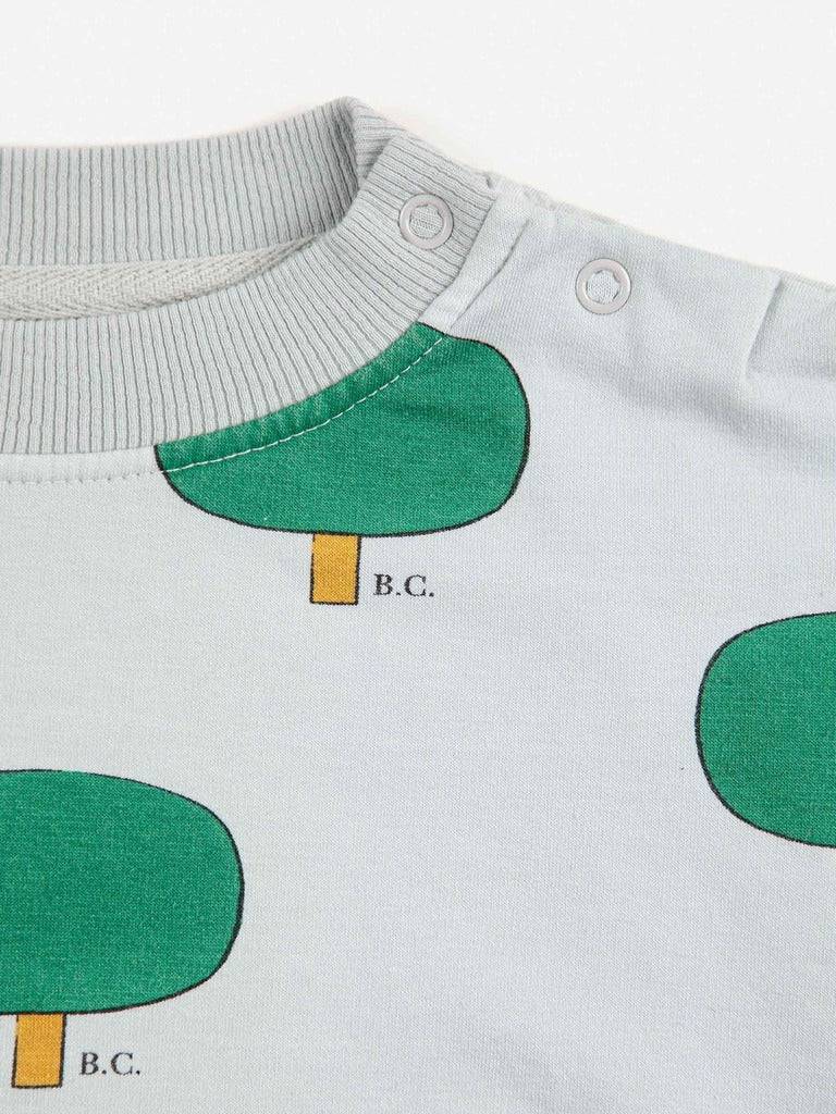 Baby Green Tree All Over Sweatshirt