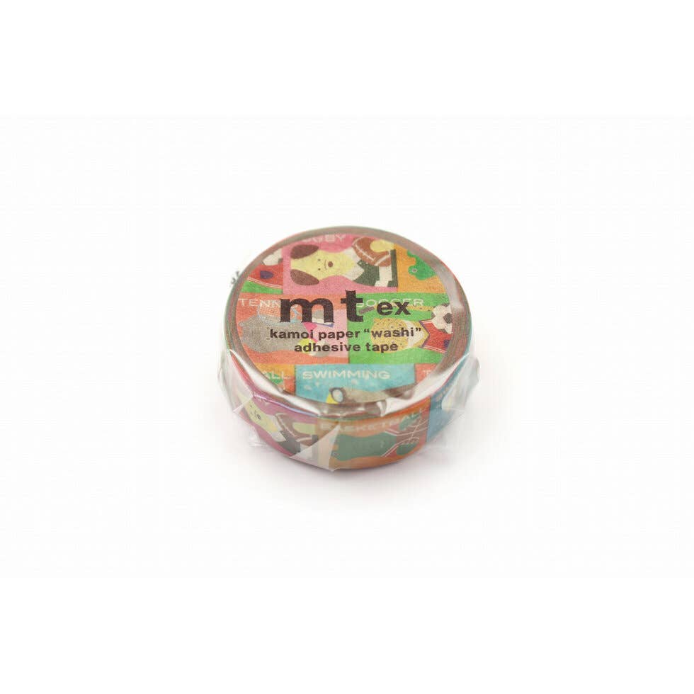 MT Washi Tape - Animals x Sports (15mm)