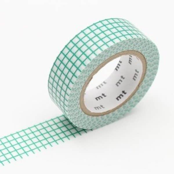 MT Washi Tape - Graph Hougan Emerald (15mm)