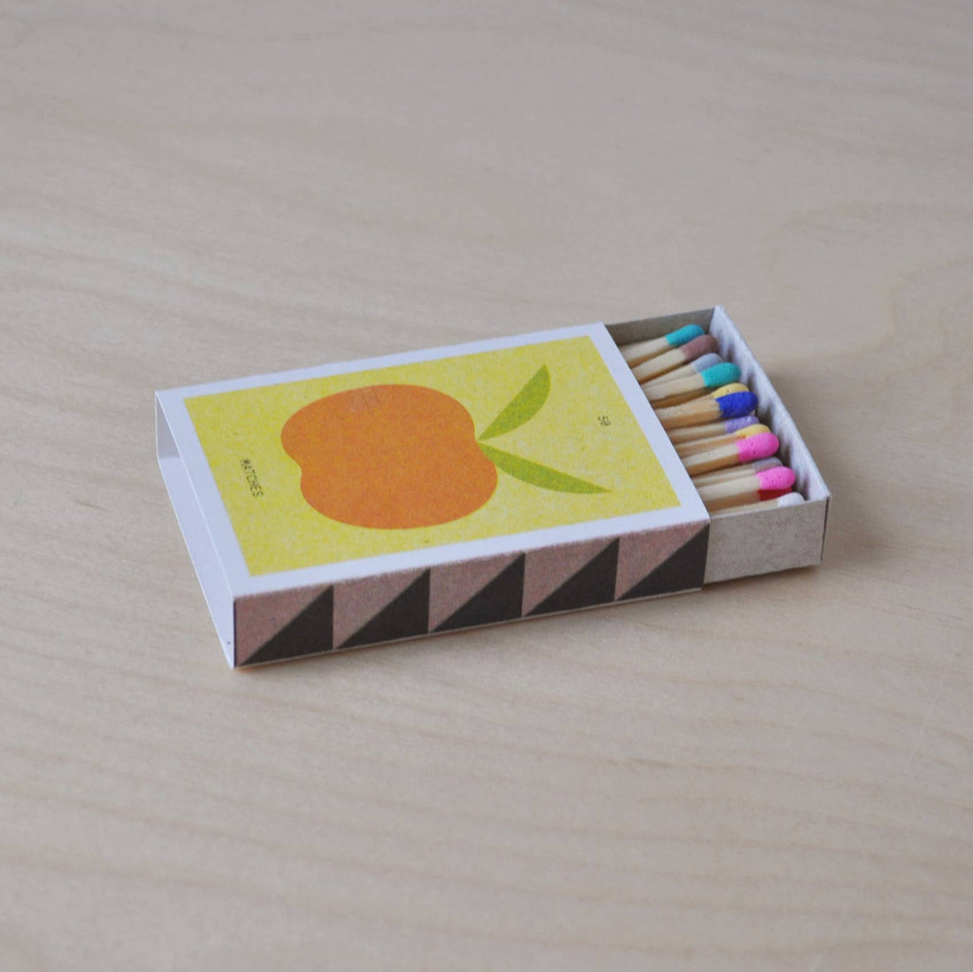 Apple Risograph Printed Matchbox