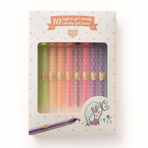 10 Candy Gel Pens