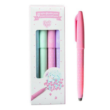 4 Pastel Erasable Pens