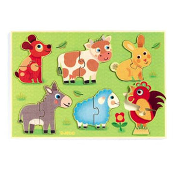 Coucou Cow Wooden Puzzle