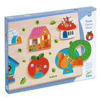 Coucou House Wooden Puzzle