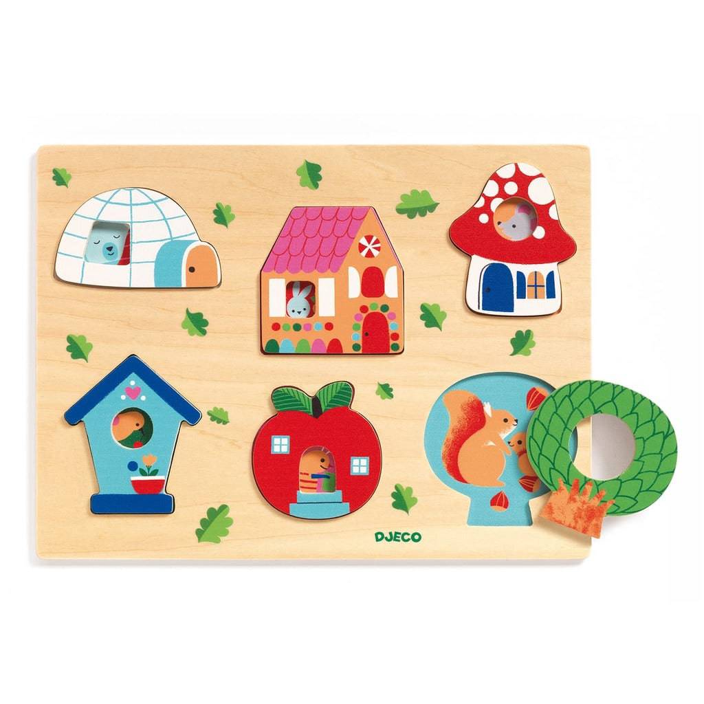 Coucou House Wooden Puzzle