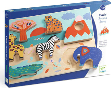 Savana Story Wooden Puzzle