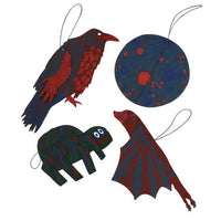 Recycled Paper Halloween Decorations