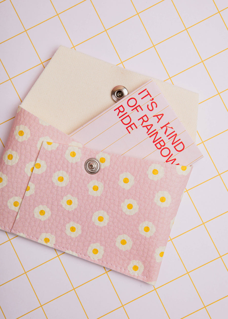 Huevos Pink Card Holder