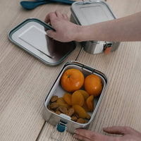 Stainless Steel Lunch Box with Heat Safe Insert