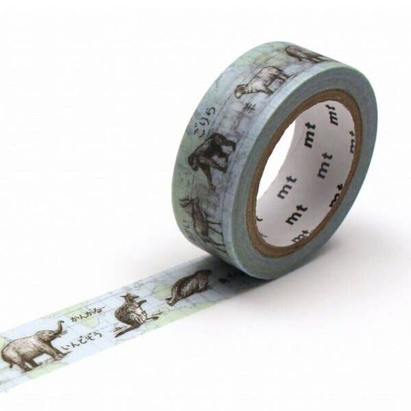 MT Washi Tape - World Animals (15mm)