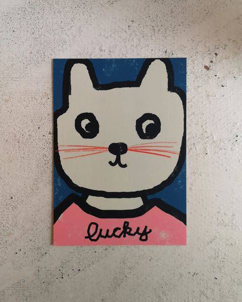 Lucky Cat Print