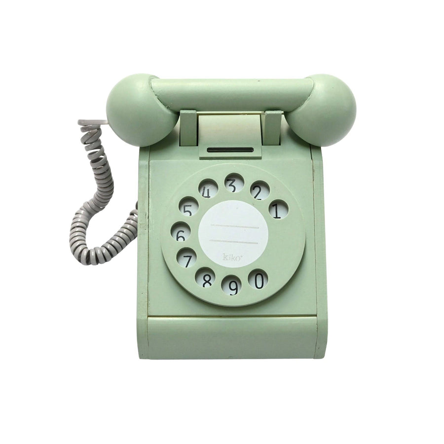 Vintage Wooden Telephone Toy