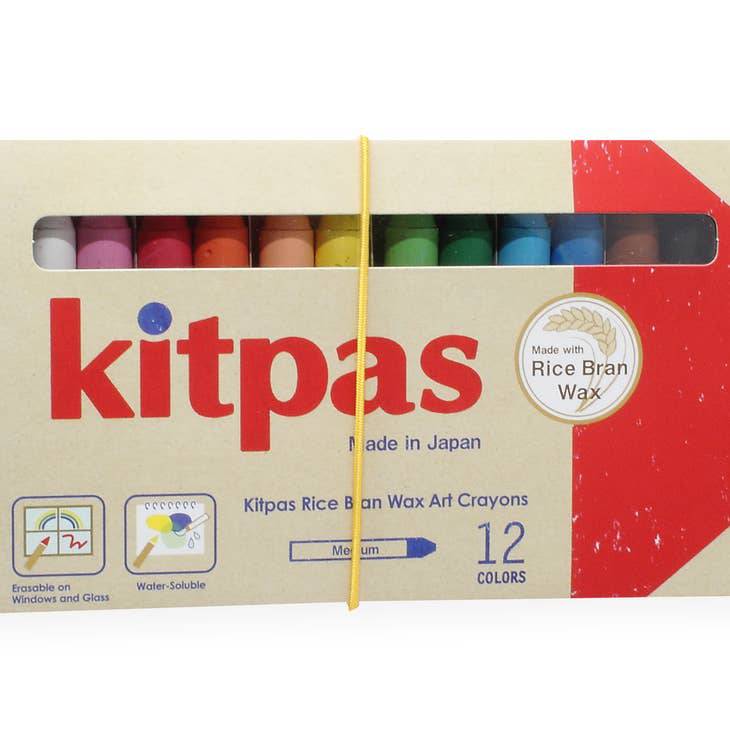 Rice Bran Wax Art Crayons - 12 Colours