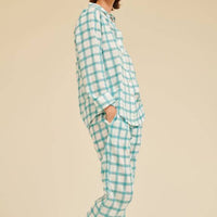 Women's PJ Set - Porcelain Check