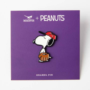 Peanuts Sport Pin - Baseball