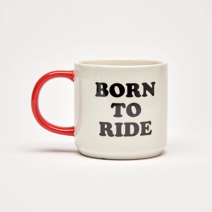 Peanuts Born To Ride Mug