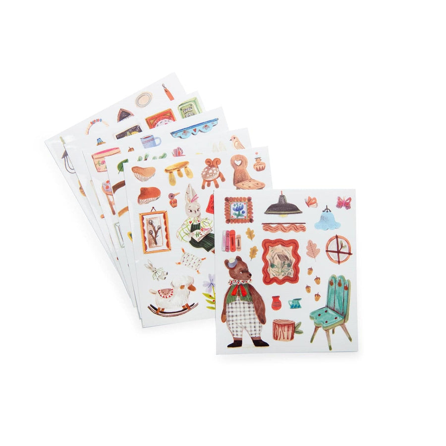 Les Minouchkas Colouring Book with 150 Stickers