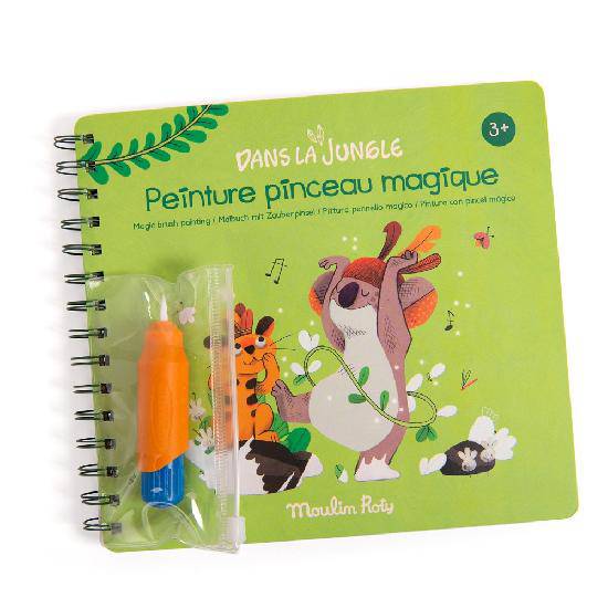 Dans La Jungle Magic Brush Painting Booklet