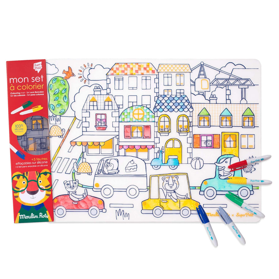 Popipop Silicone Colouring Set