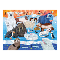 Arctic Above & Below 100 Piece Double-Sided Puzzle