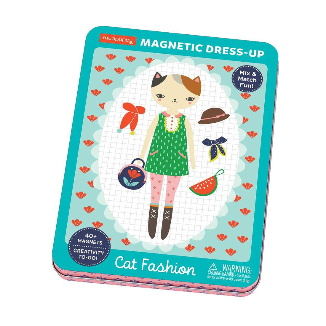 Cat Fashion Magnetic Dres Up Tin