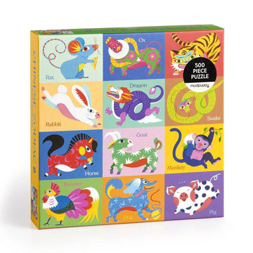 Chinese Zodiac 500 Piece Family Puzzle