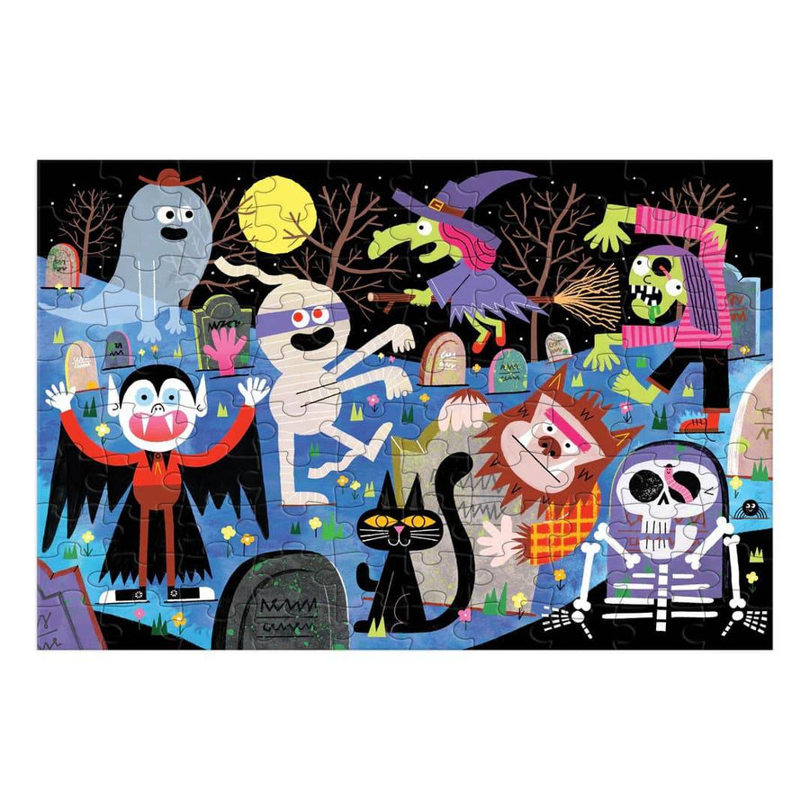 Haunted Graveyard 100 Piece Glow in the Dark Puzzle