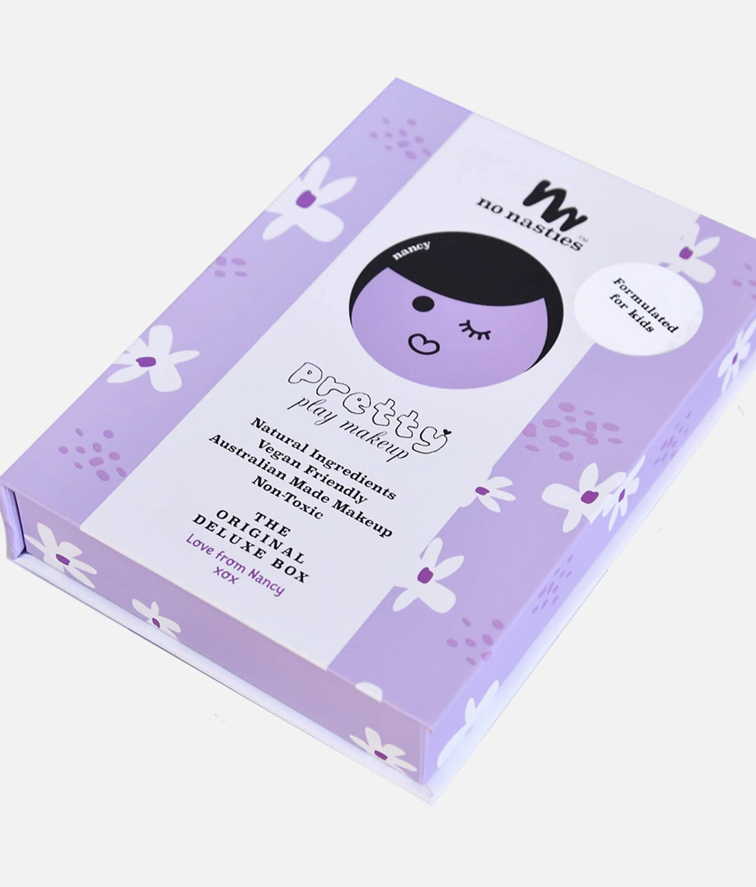 Nancy Purple Natural Pressed Powder Kids Makeup Palette Kit