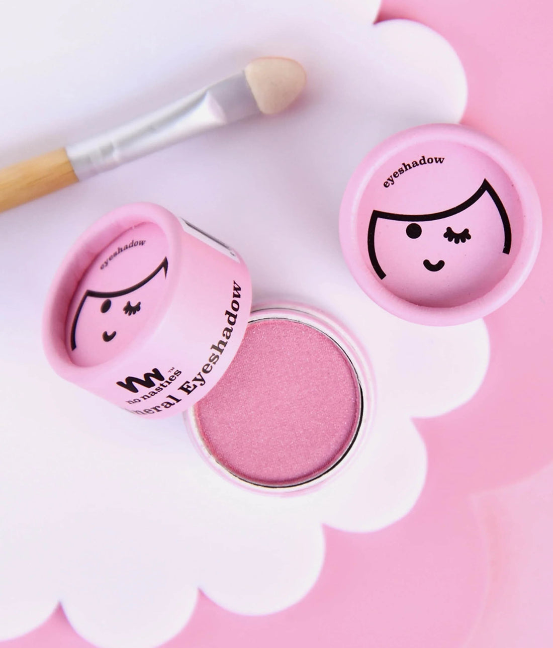 Pink Eyeshadow Eco Natural Kids Makeup Pressed Powder