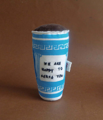 New York Greek Coffee Cup - Rattle