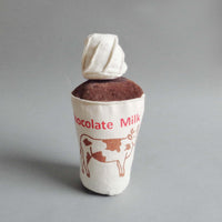 Chocolate Milk with Whipped Cream Take-Away Cup - Soft Toy