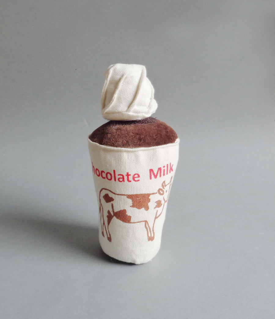 Chocolate Milk with Whipped Cream Take-Away Cup - Soft Toy