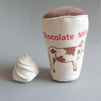 Chocolate Milk with Whipped Cream Take-Away Cup - Soft Toy