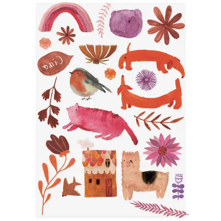 Organic Blush Temporary Tattoos