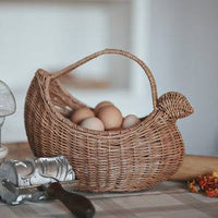 Rattan Chicken Basket