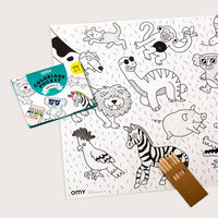 OMY Pocket Colouring Mini Poster