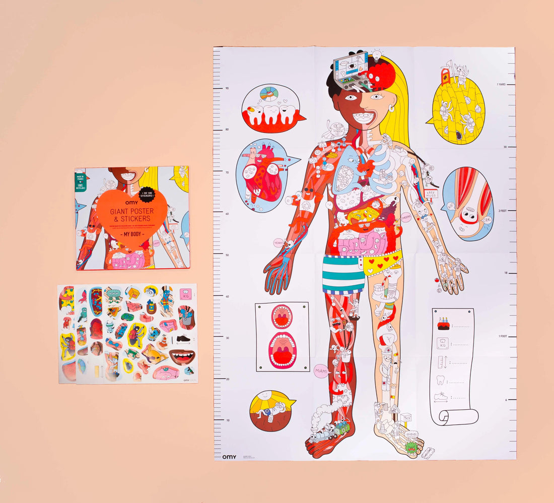 My Body Giant Poster + Stickers