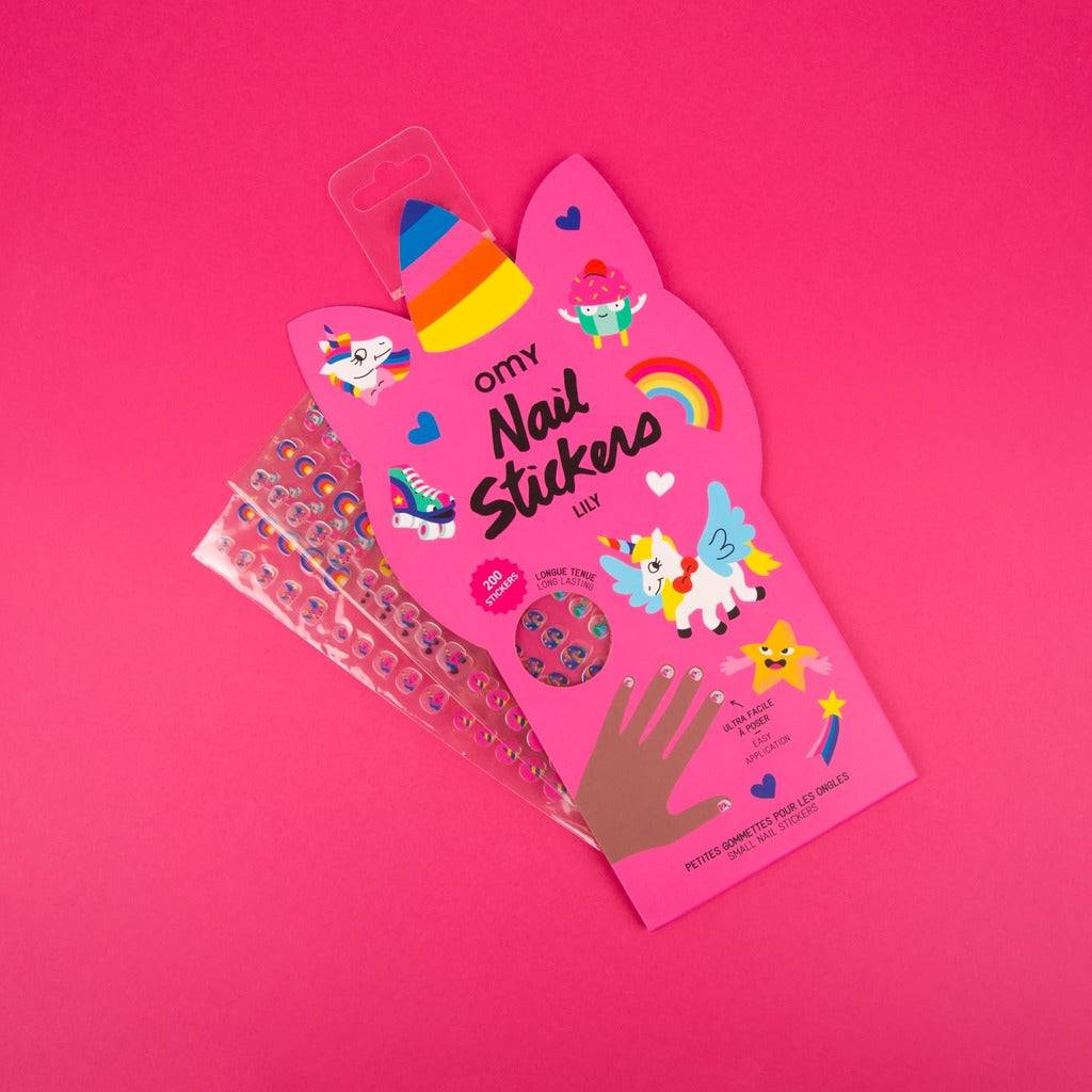 200 Nail Stickers - Unicorn