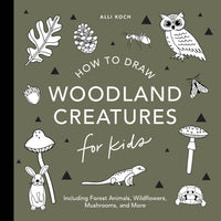 How to Draw: Mushrooms & Woodland Creatures