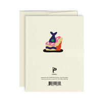 Jazzy Cat Greeting Card