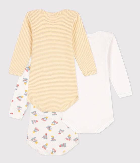 Long Sleeved Cotton Bodysuits 3-Pack - Bonnets